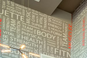24-hour fitness center and yoga room
